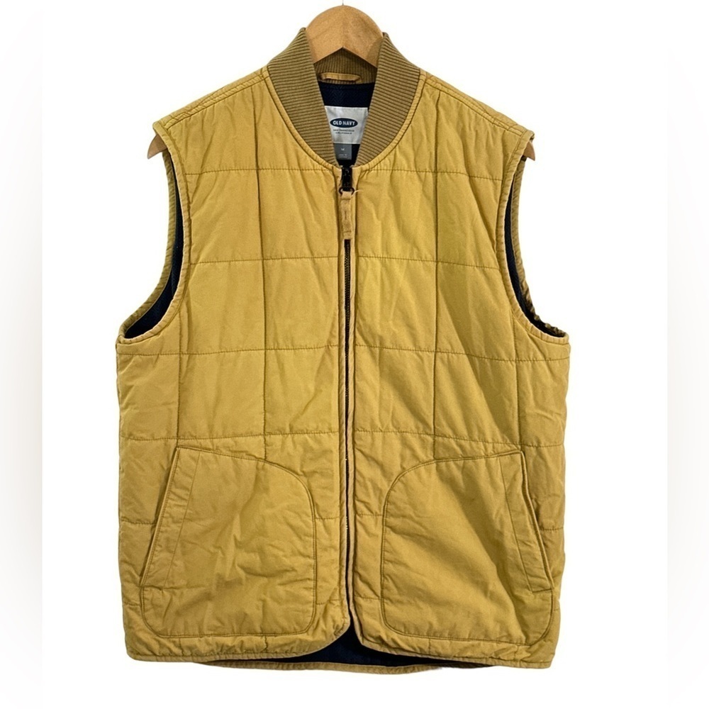 Old Navy Quilted Puffy Cotton Vest Shore Enough